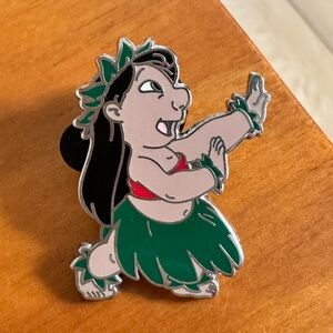 Lilo and Stitch Disney Silver Enamel Pin